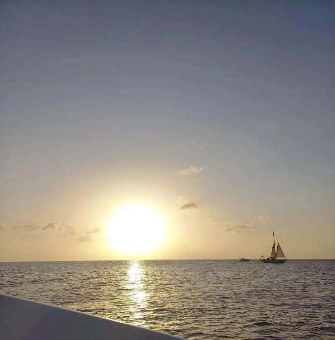 Paysage marin nuit Martinique